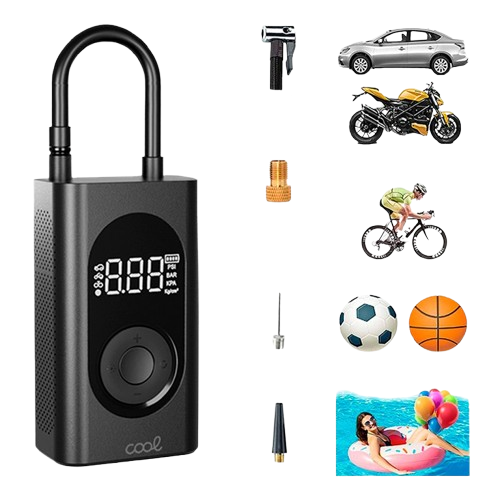 Bateria Externa Wireless Inflator + Power Bank 4.000 mAh - COOL