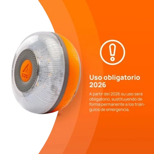 FlashLED SOS Baliza Señalización V16 Conectada IoT Homologada DGT 3.0