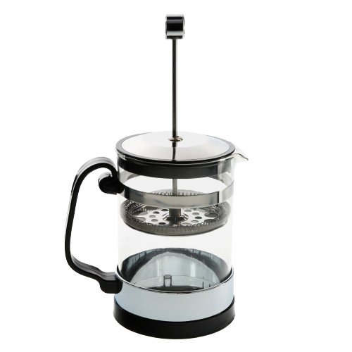 Cafetera Francesa De Cristal Y Acero Inoxidable - ORYX