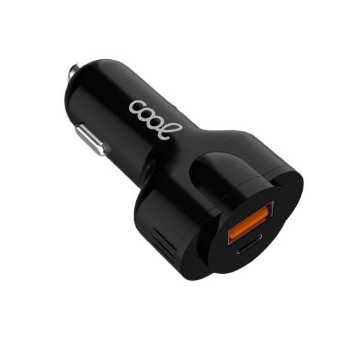 Cargador Coche Universal Entrada USB + Entrada Tipo C - COOL (30W)