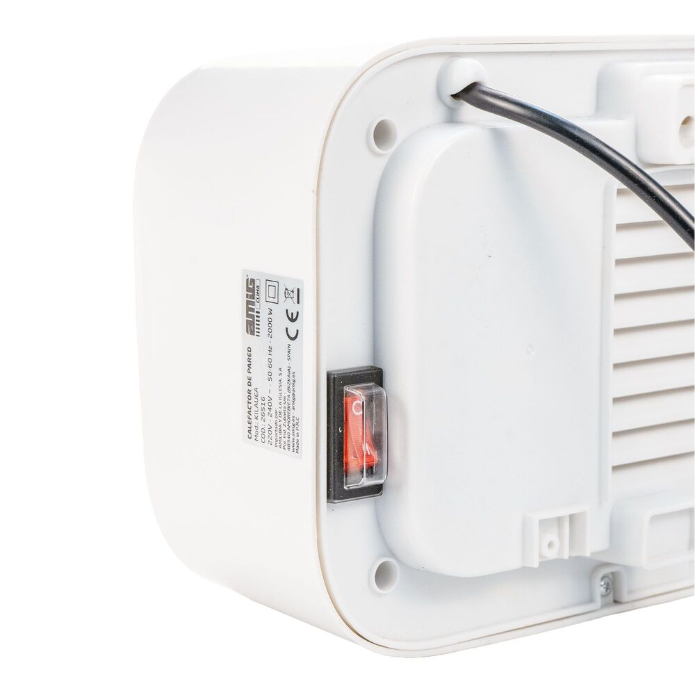 Calefactor Cerámico de Pared Mod. KILAUEA - Climatizador Vertical Colgante de Rápido Calentamiento