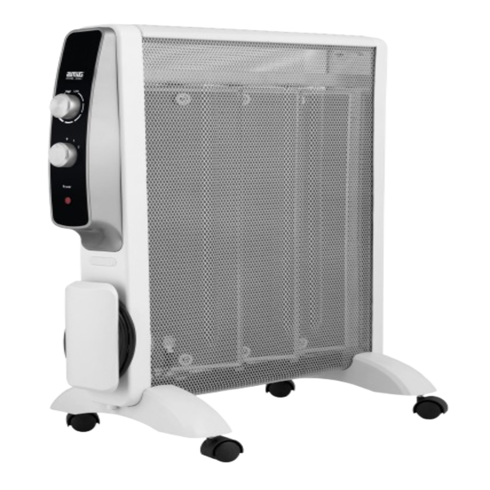 Calefactor de Mica Mod. AURA - Estufa Eléctrica Silenciosa de Rápido Calentamiento para Habitaciones