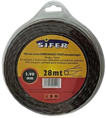 Hilo Desbrozadora Naranja Negro Silencio Helico - SIFER