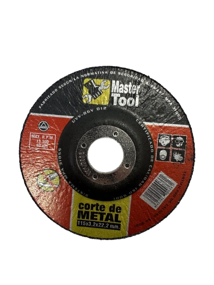 Disco corte metal - MASTER TOOL