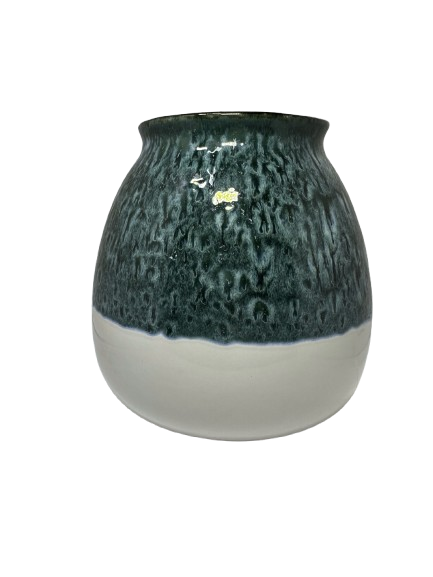 Florero Esmeralda Boreal de porcelana