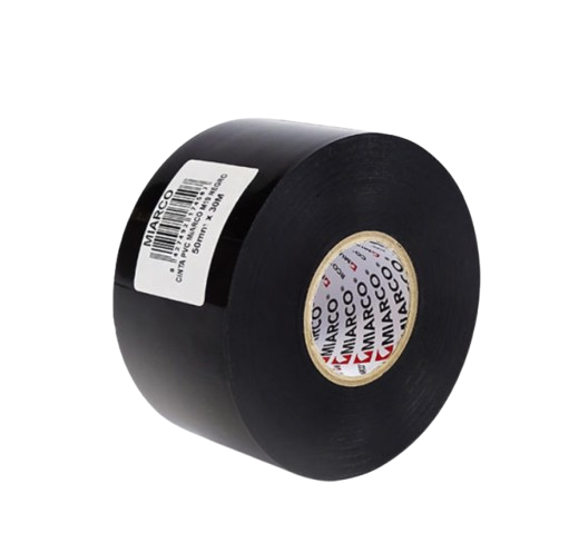 Cinta Aislante de PVC Miarco M15 Negro - Cinta Eléctrica Profesional Ignífuga de Alta Calidad