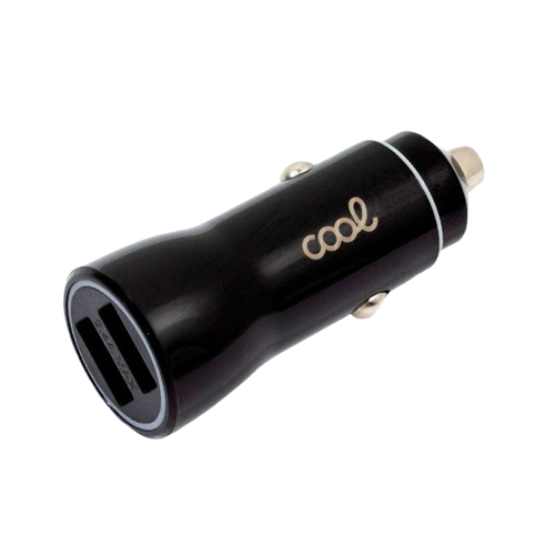 Cargador Coche Cable Tipo C (2 x Usb) - COOL