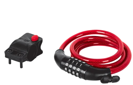 CANDADO DE CABLE 10MM X 1.20M CON COMBINACION CB-10C